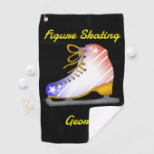 Serviette De Golf Cool de patinage artistique (En situation)