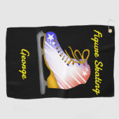 Serviette De Golf Cool de patinage artistique (Horizontal)