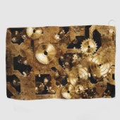 Serviette De Golf Cool Steampunk Design (Horizontal)