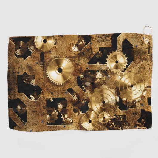 Serviette De Golf Cool Steampunk Design (Horizontal)