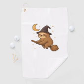 Serviette De Golf Copie de la bibliothécaire fantôme hérisson � Hall (En situation)