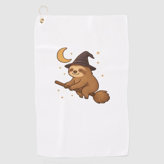 Serviette De Golf Copie de la bibliothécaire fantôme hérisson � Hall (Devant)