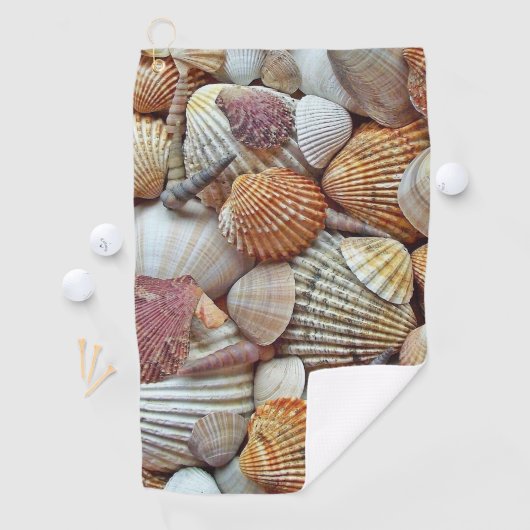Serviette De Golf Coques de mer (En situation)