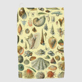 Serviette De Golf Coquillages de coquillages Mollusk Clam Élégant Ar (Devant)