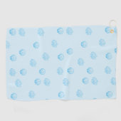 Serviette De Golf Coquilles Saint-Jacques Contour Minimalisme (Horizontal)
