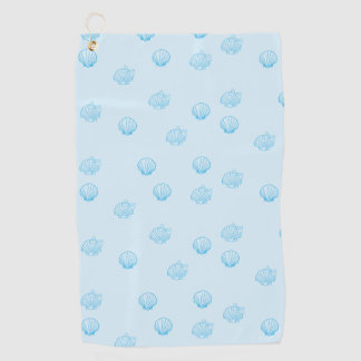 Serviette De Golf Coquilles Saint-Jacques Contour Minimalisme