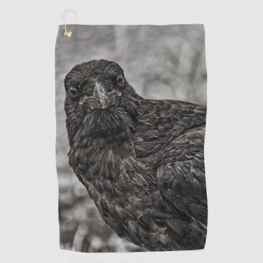 Serviette De Golf Corbeau P9239 (Devant)