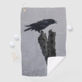 Serviette De Golf Corneille (En situation)