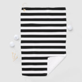 Serviette De Golf Cornwall flag stripes black white line pattern sym (En situation)