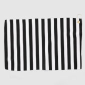 Serviette De Golf Cornwall flag stripes black white line pattern sym (Horizontal)
