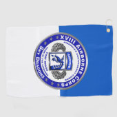 SERVIETTE DE GOLF CORPS AÉROPORTÉ XVIII  (Horizontal)