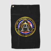 Serviette De Golf Corps d'acquisition de l'Armée (Devant)