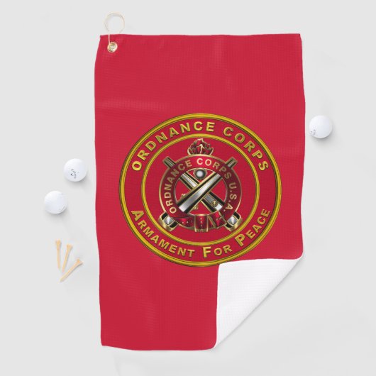 Serviette De Golf Corps de l'ordre (En situation)
