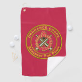 Serviette De Golf Corps de l'ordre (En situation)