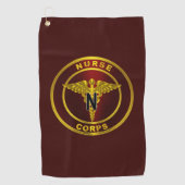 Serviette De Golf Corps des infirmières (Devant)