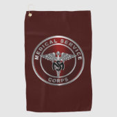 Serviette De Golf Corps des services Médicales (Devant)