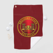 Serviette De Golf Corps du génie (En situation)