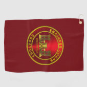 Serviette De Golf Corps du génie (Horizontal)