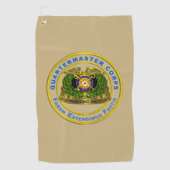 Serviette De Golf Corps du quartier-maître (Devant)