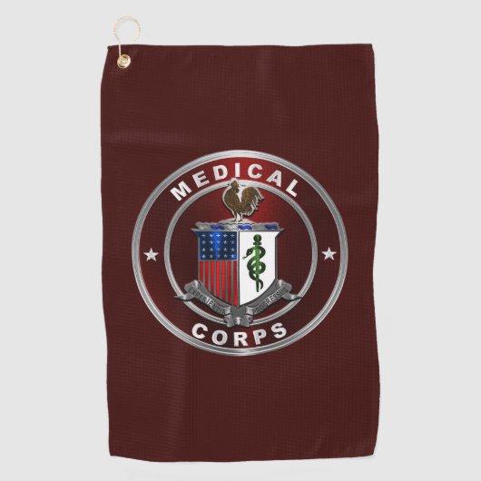 Serviette De Golf Corps Médicale (Devant)