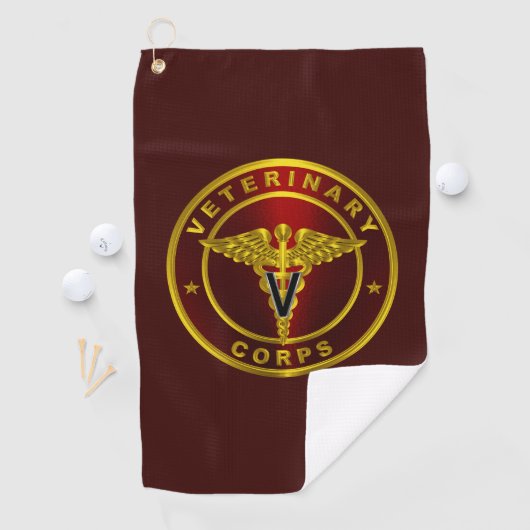 Serviette De Golf Corps vétérinaire (En situation)