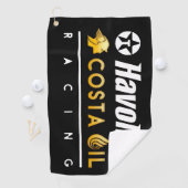 Serviette de golf Costa Oil x Havoline (En situation)