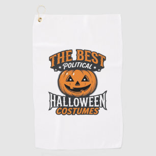 Serviette De Golf Costume de Halloween politique Citrouille Vintage