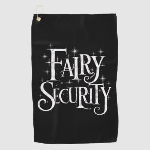 Serviette De Golf Costume d'Halloween drôle de sécurité fée 