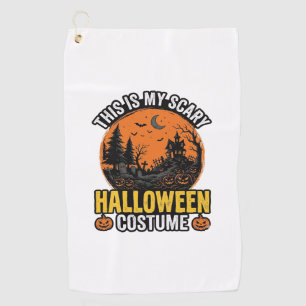 Serviette De Golf Costume Halloween Épouvantable Vintage