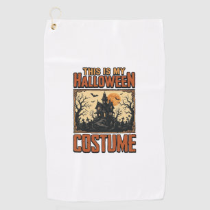 Serviette De Golf Costume Halloween Maison Hantée Vintage T-Shirt De