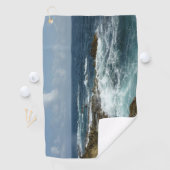 Serviette De Golf Côte rocheuse d'Aruba et océan bleu (En situation)