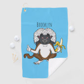 Serviette De Golf Cotton Top Tamarin montoon est une illustration (En situation)