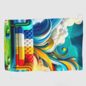Serviette De Golf Couch Arc-en-ciel (Horizontal)