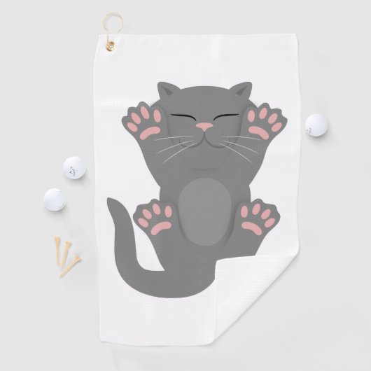 Serviette De Golf Couchage de chat (En situation)