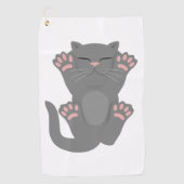 Serviette De Golf Couchage de chat (Devant)
