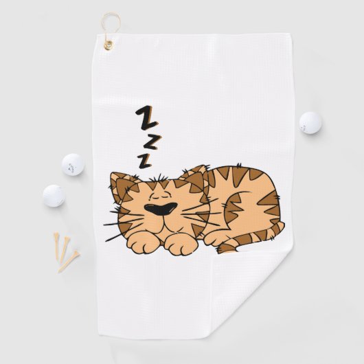 Serviette De Golf Couchage de chat (En situation)