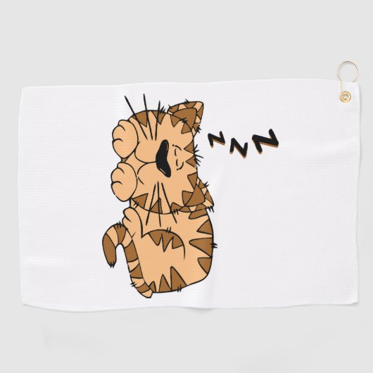 Serviette De Golf Couchage de chat (Horizontal)