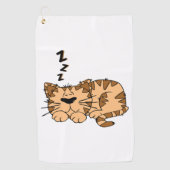 Serviette De Golf Couchage de chat (Devant)