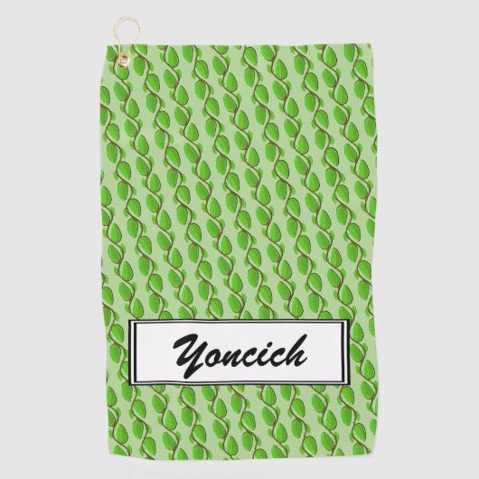 Serviette De Golf Couche de Feuilles par Kenneth Yoncich (Devant)