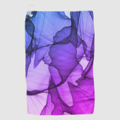 Serviette De Golf Couche mystique de prune (Devant)