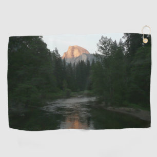 Serviette De Golf Coucher de soleil à moitié dôme dans le parc natio
