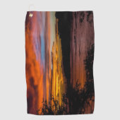 Serviette De Golf Coucher de soleil à Praia, Cap Vert (Devant)