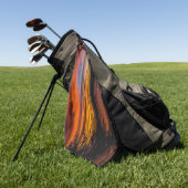 Serviette De Golf Coucher de soleil à Praia, Cap Vert (Vert)