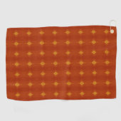 Serviette De Golf Coucher de soleil en terre cuite (Horizontal)