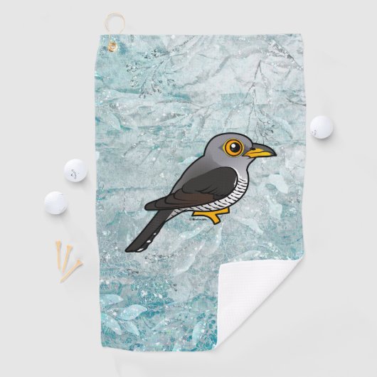 Serviette De Golf Coucou commun Birdorable (En situation)