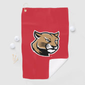 Serviette De Golf Cougars de SIUE (En situation)