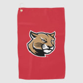 Serviette De Golf Cougars de SIUE (Devant)