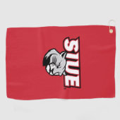Serviette De Golf Cougars de SIUE (Horizontal)
