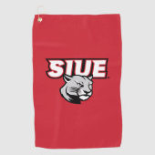 Serviette De Golf Cougars de SIUE (Devant)