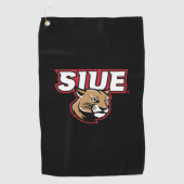 Serviette De Golf Cougars de SIUE (Devant)